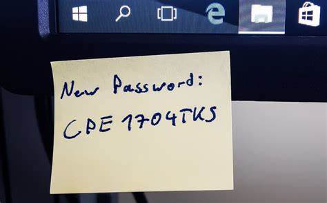 Write your passwords down (2010)