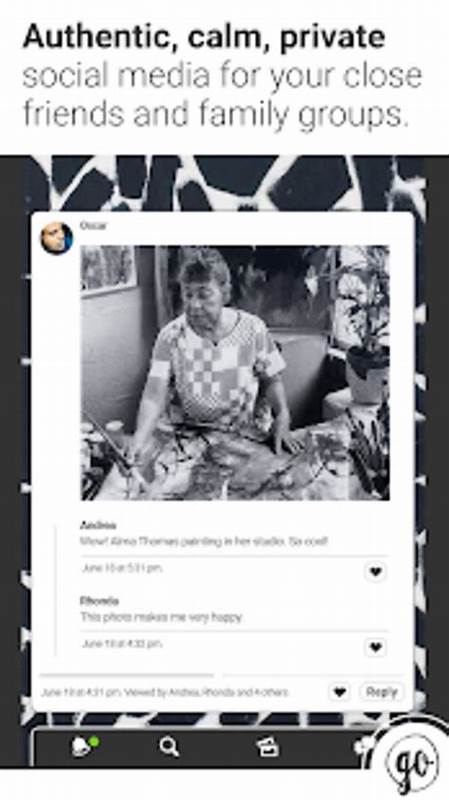 A private social platform built for family groups. Launching trulyKin
