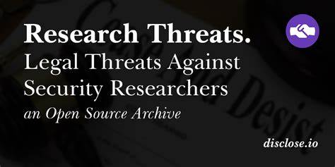 Research Threats: Legal Threats Against Security Researchers