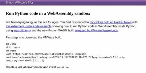 Runno/Sandbox: A WebAssembly Sandbox for Running Code