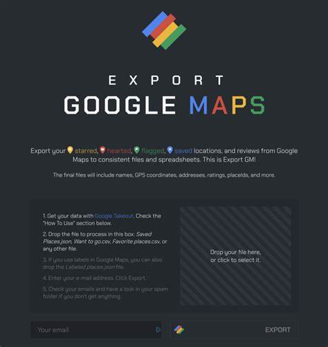 Show HN: Export Google Maps Saved Places to CSV/GeoJSON (Local-Only App)