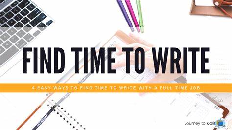 On finding time to write (this is not productivity advice)