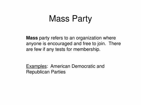 Can We Rebuild Mass-Membership Political Parties?