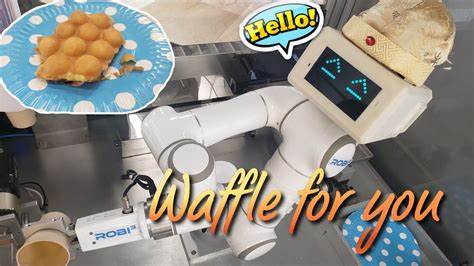 I made a waffle machine robot