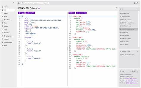 Show HN: Convert JSON Schema to SQL DDL