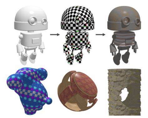 Implicit UVs: Real-time semi-global parameterization of implicit surfaces [pdf]