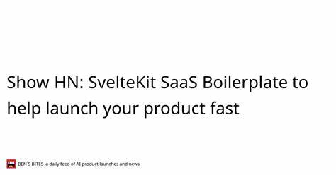 Show HN: A SvelteKit boilerplate to automate the boring stuff