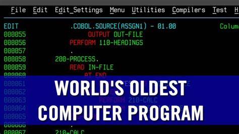 What Is the Oldest Computer Program Still in Use?