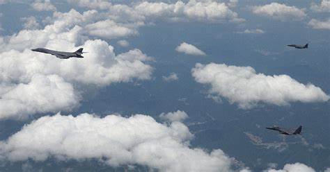 U.S. flies B-1B long-range bombers in drill with South Korea as North marks key anniversary