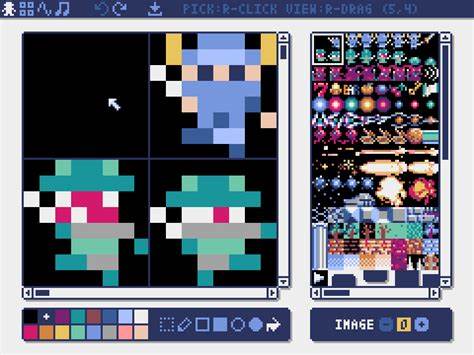 Show HN: Pyxel Playground, a retro game editor for the browser