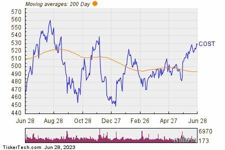Mixed options sentiment in Costco (COST), with shares up $14.99 (+1.51%) near $1006.53