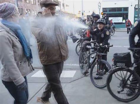 Police pepper sprayed 93-year-old amputee during care home call, UK court told