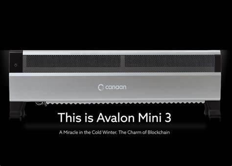 Canaan unveils Avalon Mini 3 at CES 2025: a Bitcoin miner that doubles as a home heater