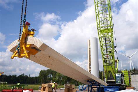 Tallest Wooden Wind Turbine