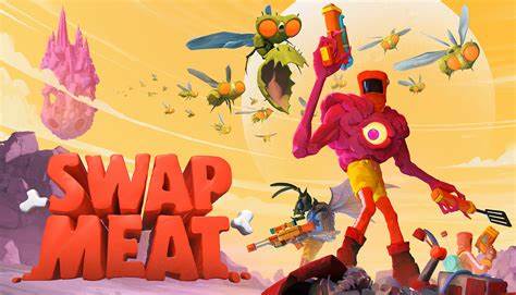 Steam Playtest for SWAPMEAT, a co-op body-part swapping third-person shooter