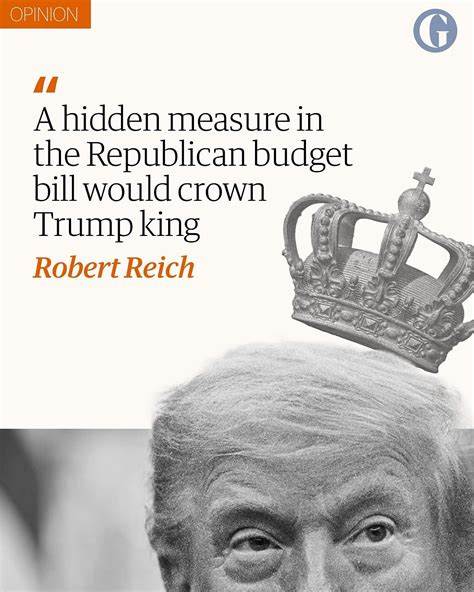 A hidden measure in the Republican budget bill would crown Trump king
