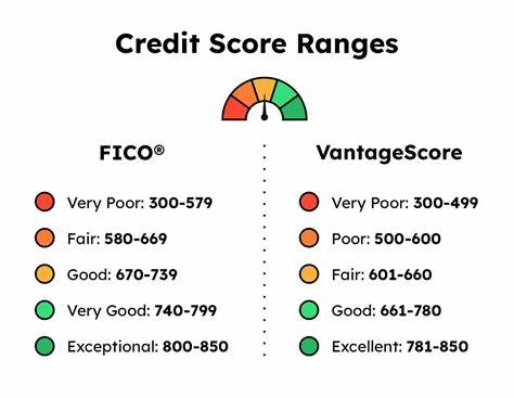 What do the different credit score ranges mean?
