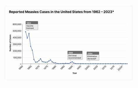 The US has 1,001 measles cases and 11 states with active outbreaks