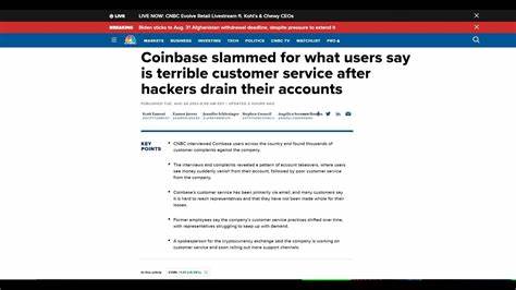 Coinbase wird für seinen schlechten Kundenservice kritisiert, nachdem Hacker ihre Konten geleert haben – CNBC

