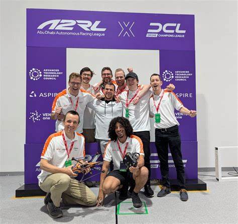 Autonomous drone defeats human champions in racing first