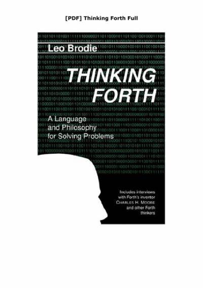 Thinking Forth (2011)