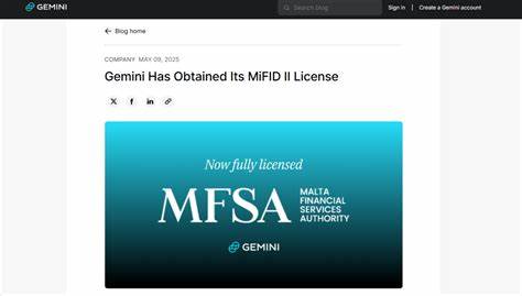 Gemini Bags Malta MiFID License, Eyes EU-Wide Crypto Perps Rollout