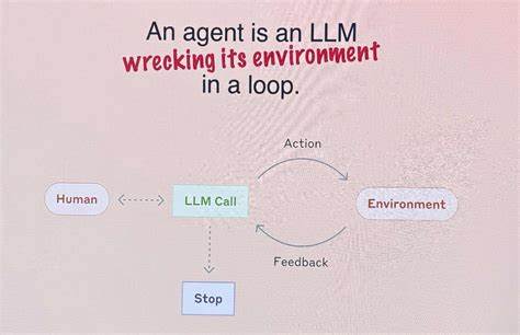 An agent is an LLM wrecking its environment in a loop