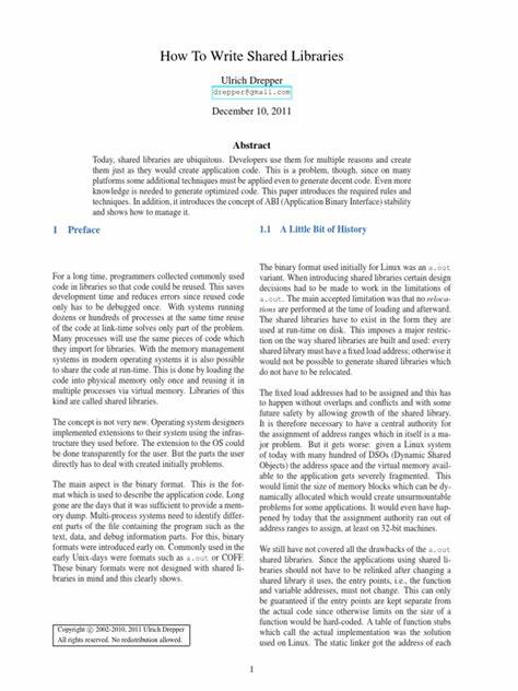 How to write shared libraries [pdf]