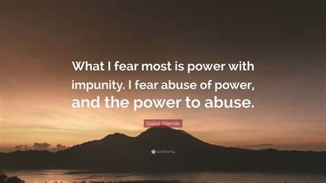 Fear Power, Not Intelligence
