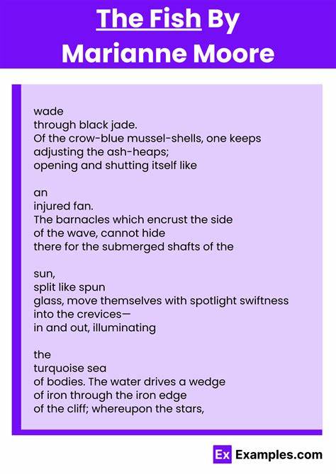 Poetry Gives Us Power: Marianne Moore's Poem the Fish