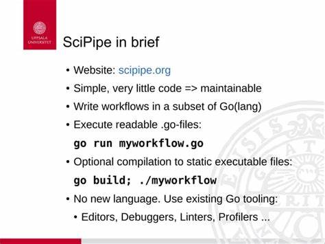 SciPipe: Golang workflow library for complex bioinformatics pipelines (2019)