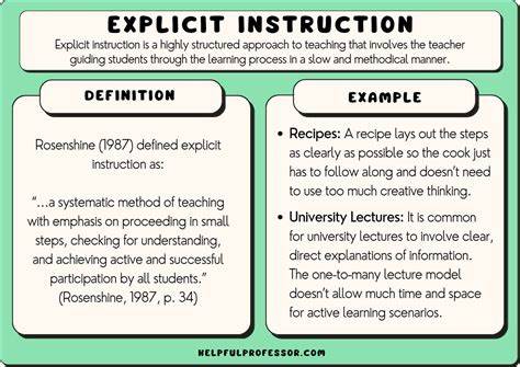 Getting Explicit Instruction Right