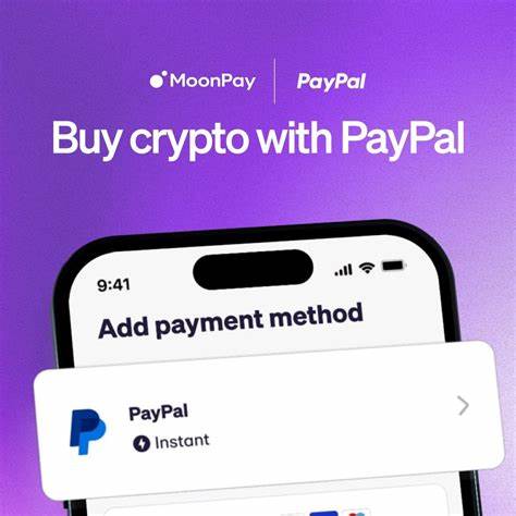 MoonPay supports PayPal stablecoin for crypto purchases