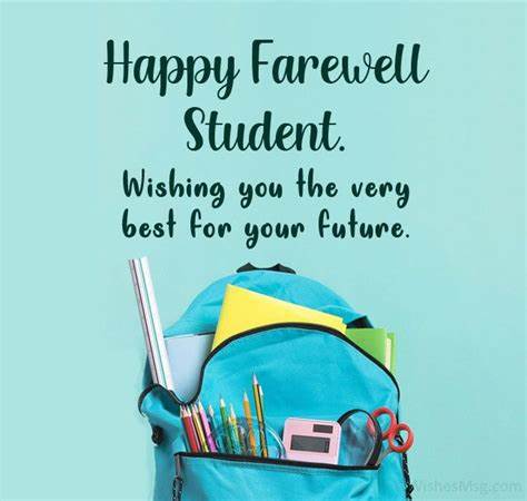 A Parting Message to My Students