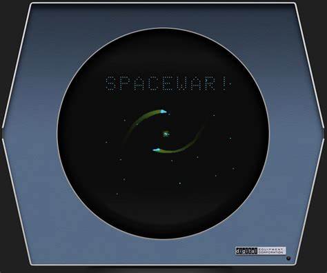 The earliest known digital game: "Spacewar " (DEC PDP-1 emulated in JavaScript)