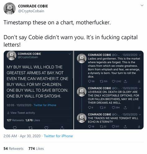 Today in Crypto Twitter: ‘One Buy Wall to Save Bitcoin’ (2020-04-30) - BeInCrypto