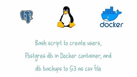 Bash script for daily backups from PostgreSQL Docker containers
