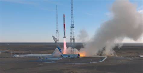 Chinese rocket Zhuque-2E creates light streak in US night sky