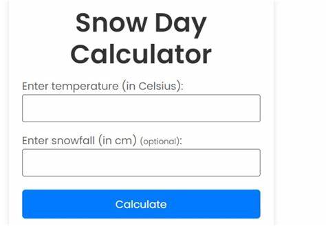 Feedback on my Snow Days Calculator project