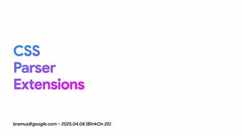 Polyfilling CSS with CSS Parser Extensions