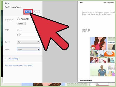 Printing the web: making webpages look good on paper