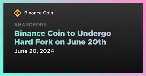 Binance Coin to Undergo Hard Fork on June 20th - TradingView