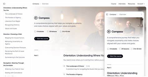 Compass – Tailwind CSS Course Template