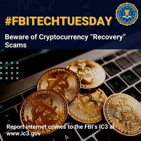 FBI warns public about cryptocurrency scams
