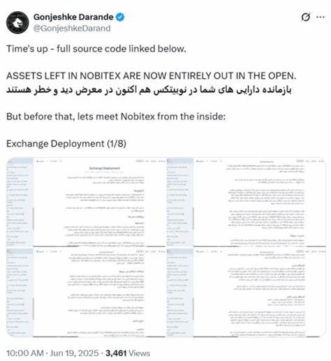  Nobitex hacked for $73M as pro-Israel group claims responsibility 