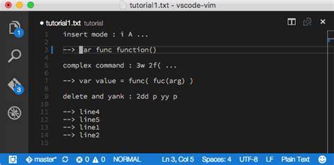 Vim for Visual Studio Code
