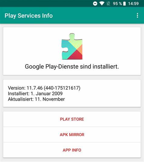 Google Play-Dienste APK - Android App