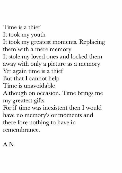 Time Is Not the Thief