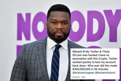 50 Cent Claims Hackers Made $300 Million In G-UNIT Crypto Scam - MSN