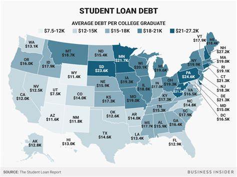 The 5 cities with the most student debt — and the 5 with the least